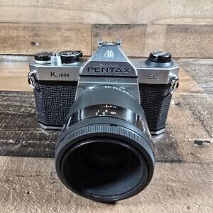 ASAHI PENTAX K1000 with SMC PANTAX-F 50mm Macro Lens